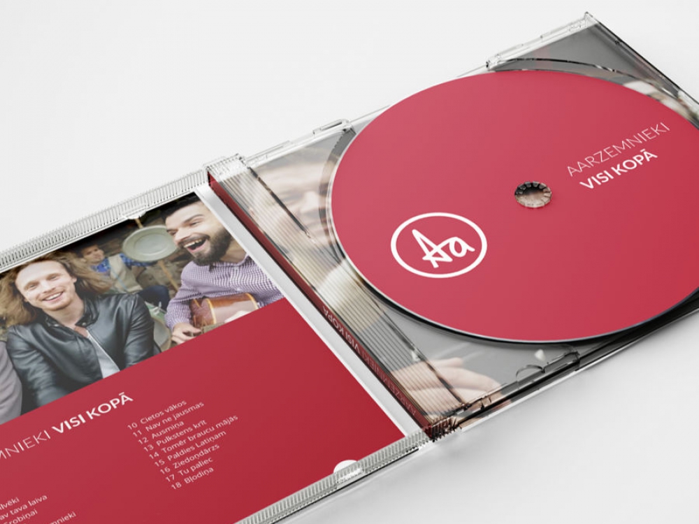 Aarzemnieki CD cover, Design by Frank Leusing