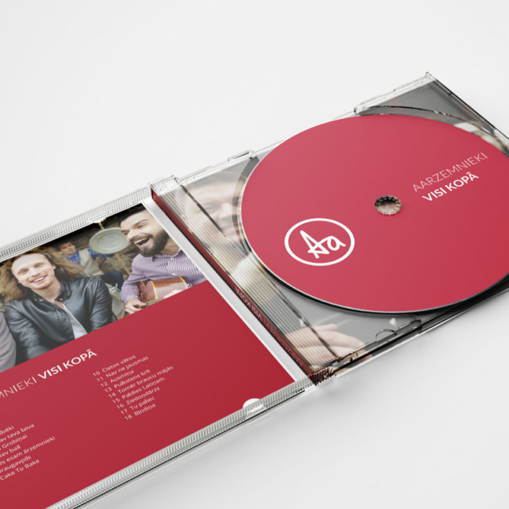 Aarzemnieki CD cover, Design by Frank Leusing
