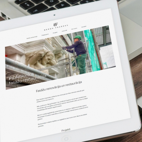 Screen Berga Facades by Web Design Riga