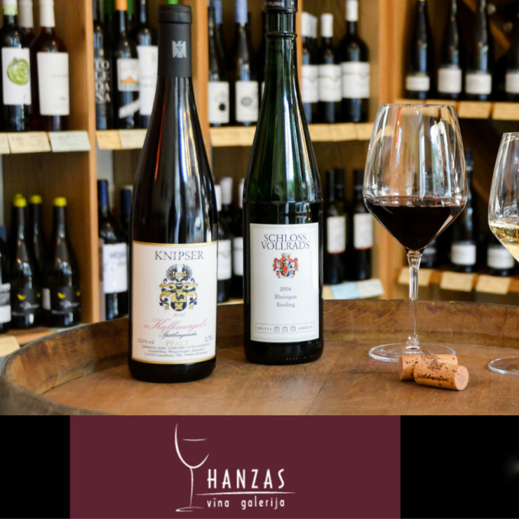 Web design for Hanzas Vīna Galerija